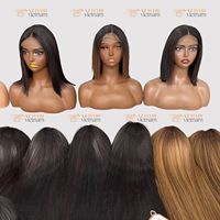 Perruques de cheveux vietnamiens bruts de la meilleure qualité Perruques en cheveux humains sans colle Full Lace Soft Perruques en cheveux humains vierges à cuticules alignées Extensions de cheveux