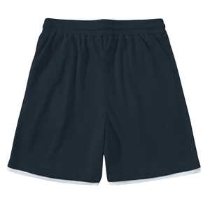 Pantalones Cortos Deportivos Casuales para Hombre, Transpirables, de Cintura Media, con Cordón Elástico, Estilo Relajado de Verano, con Bolsillos Laterales, Ribete en Contraste, de Secado Rápido - Product Image 2