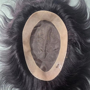 Perruque et toupet pour homme Taz Hair en cheveux indiens Remy - Base mono - Doux, léger et écologique - Product Image 1