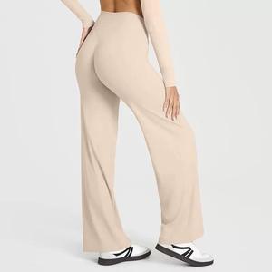 Nouveau design tendance : pantalon évasé pour homme, coupe ample et large, style jogger, taille haute élastique, décontracté - Product Image 4