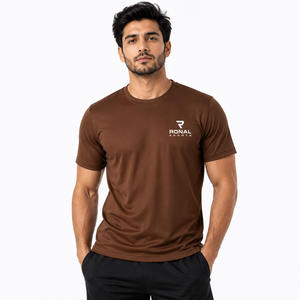 Camisetas de Manga Corta con Cuello Redondo para Hombre, Sólidas, Transpirables, Casuales, Lavadas, Sostenibles, Corte Regular, Precio al por Mayor OEM - Product Image 3