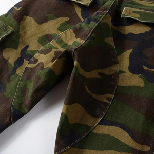 NUEVOS Pantalones de Camuflaje para Hombre, Estilo Hip Hop, Ajustados, Slim Fit, Vaqueros Cargo, Denim Apilado - Product Image 5