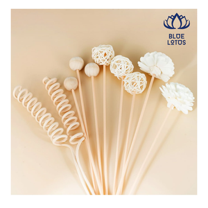 Varillas de Ratán Natural Directas de Fábrica, Ecológicas, Libres de Plomo, Duraderas, Frescas y Hechas a Mano para Difusión de Fragancias en el Hogar - Product Image 1