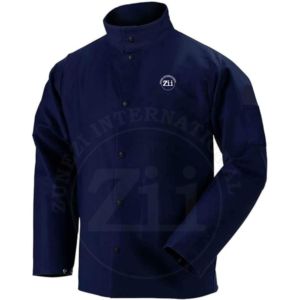 Veste de sécurité anti-chaleur pour homme ZUNEZI INTERNATIONAL, bleu marine, résistance à la chaleur 300-500°C, coupe régulière, niveau de protection respiratoire - Product Image 5
