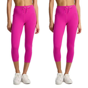 Leggings de Yoga Cortos para Mujer, Transpirables, de Spandex y Poliéster, para Verano 2026, Casuales, con Logotipo Personalizable, para Chicas de Gimnasio - Product Image 5