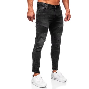 Pantalones Vaqueros de Mezclilla para Hombre al por Mayor, los Más Vendidos, a Precio Económico, de Color Sólido - Product Image 3