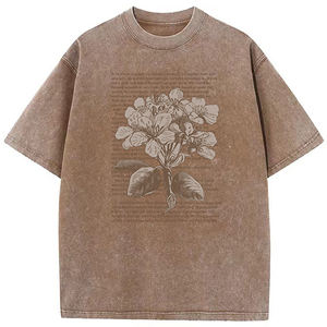 T-shirts Oversize Décontractés 2026 – T-shirt Homme Rétro à Manches Courtes 230G Grammage Lourd, Effet Délavé Acide, Coupe Ample - Product Image 5