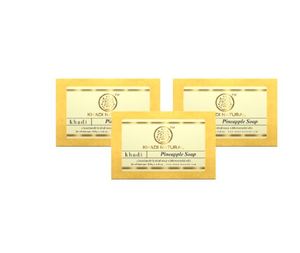 Jabón Herbal de Piña KHADI NATURAL, 125 g (Paquete de 3) - Product Image 1