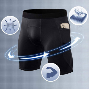 Men's <b>Spring</b> <b>Compression</b> Gym Training Shorts Plus Size XL Casual Sports Breathable Quick Dry Waterproof Eco-Friendly Seamless - Product Image 4