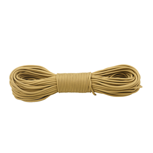 Khakhi 4mm Paracord Rope 550 Type Nylon Utility <b>Cord</b> for Camping, Survival, Craft and DIY Use - Product Image 1