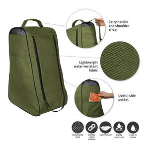 Bolsa de Transporte para Botas de Caza de Tela Oxford de Primera Calidad, Impermeable, con Correa para el Hombro y Bolsillo Lateral, para Botas Altas y Cortas - Product Image 6
