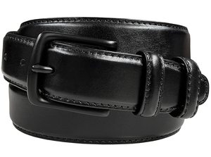 Cinturón Casual de Cuero Genuino para Hombre, Hebilla Rectangular de Cobre de Color Sólido, Diseño de una Sola Pieza Moldeada, Duradero - Product Image 5