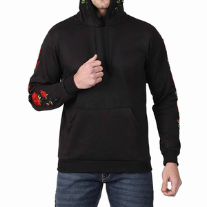 Sweat-shirts brodés pour hommes à prix raisonnable, 100 % coton, infroissables, respirants, écologiques, entièrement personnalisables, avec poches, style décontracté - Product Image 2