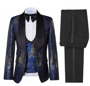 Derniers Costumes de Bureau pour Hommes, Pantalon et Veste, Tenues Décontractées et Formelles, 3 Pièces, Impression Sublimée à la Mode, Costume Pantalon et Veste pour Hommes avec Logo Personnalisé - Product Image 1