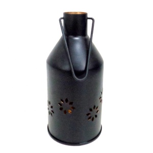 Candelabro colgante de Metal para decoración del hogar, soporte de hierro negro para botella de té, diseño moderno, hecho a mano, personalizado - Product Image 1