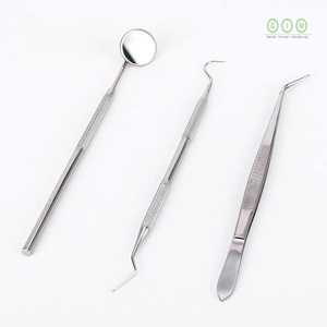 เครื่องมือตรวจวินิจฉัยทางทันตกรรมแบบพรีเมียม ใช้ซ้ำได้ ทำจากสแตนเลสสตีล สำหรับการตรวจช่องปาก คุณภาพดีที่สุด - Product Image 3