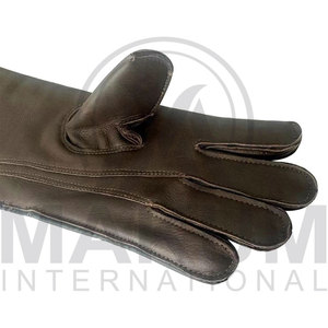 Gants de fauconnerie en cuir souple, respirants et confortables pour la chasse en plein air - Product Image 4