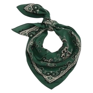 Écharpe carrée en coton biologique, bandana personnalisé avec logo, écharpes pas chères pour femmes et hommes, cadeau, dernière mode - Product Image 1