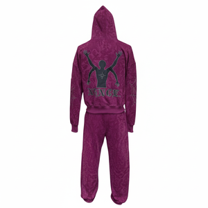 Chándal de invierno con capucha y cintura elástica para hombre, estilo único, nuevo diseño, logotipos personalizados, 100% algodón, el más vendido. - Product Image 6