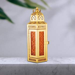 Farol Metálico Moderno y Ecológico Hecho a Mano con Forma de Domo para Decoración Navideña del Hogar, Interiores, Cafés y Restaurantes - Product Image 1