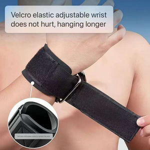 Crochets de levage pour hommes avec bandes de poignet réglables pour l'entraînement, l'aide à la préhension et l'haltérophilie – Vente en gros, Marque privée, OEM - Product Image 4