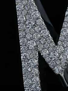 Custom <b>Name</b> Charm Pendant Rhodium Plated Moissanite 925 Sterling Silver Hip Hop Style Iced Out <b>Chain</b> Indian Made for Gift - Product Image 5