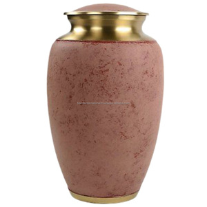 Urnes funéraires adultes en laiton classiques de haute qualité et de qualité supérieure avec urnes funéraires en métal fini étain pour cendres humaines - Product Image 4