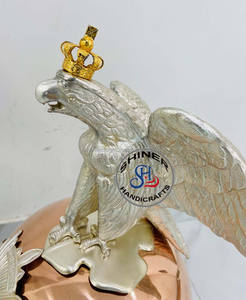 Casco Medieval alemán prusiano, casco de latón y águila de cobre, protector prusiano, Regimiento, águila, decoración - Product Image 5