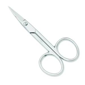 Stainless Steel Beauty <b>Cuticle</b> <b>Scissors</b> Right-Handed Straight Manicure Pedicure Trimmer Sharp Pointed Tip Nail Grooming Tool - Product Image 1