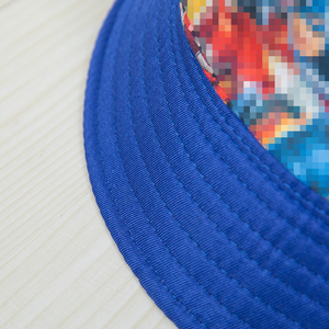 Unisex Washed Hand Embroidery Solid Adjustable Bucket Hat Nylon Non-Woven Casual Spring Summer Adult 56-58CM - Product Image 5
