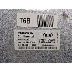 ECUs et modules informatiques d'occasion Optima 391382G020 pour Optima III (2010-2013) Excellent état Origine Corée - Product Image 2