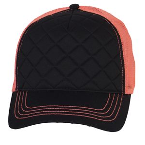 RIFAT SPORTS WEAR Gorra Trucker Negra Acolchada con Malla Coral en la Parte Trasera, Ajustable, Unisex, para Adultos, de 6 Paneles, Transpirable/Impermeable, Gorra para Fiestas - Product Image 5