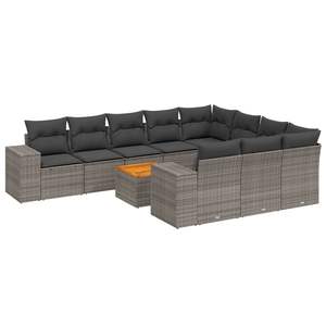 Conjunto de Sofás de Jardín Nhabaca para 8 Personas, Muebles de Ratán para Exteriores, Resistentes a la Intemperie, Diseño Contemporáneo - Product Image 4