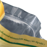 Sachet refermable personnalisé avec fermeture éclair, en plastique alimentaire, avec logo, refermable et résistant à l'humidité