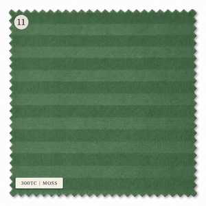 Medium Satin Stripe 2CM Waterproof 300 TC <b>Bed</b> Sheet <b>Set</b> <b>Full</b> Double Size Includes Quilt Cover and 4 Pcs for Hotel Home Use - Product Image 1