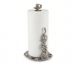 Grapes Design Silver Finished Towel Stand Elegant <b>Bathroom</b> <b>Accessory</b> Perfect For Home Use Kitchen Use And Hotel Use - Product Image 6