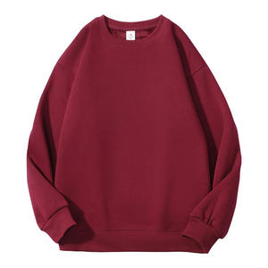 Sweat-shirt vintage surdimensionné pour homme, coton lourd de qualité supérieure, col rond, streetwear, haut tendance - Product Image 2