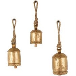 Campanas de Viento de Latón, Chapadas en Oro, Forma Redonda, Estilo Antiguo, Decoración para el Hogar, Técnica de Pulido Artesanal - Product Image 4