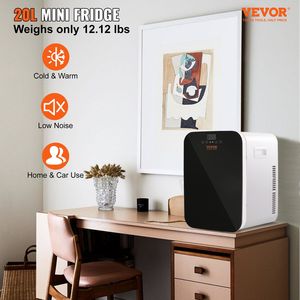 20L Mini Touch Screen Beauty frigo per camera da letto Skincare Makeup AC/DC interruzione di memoria refrigeratore/riscaldatore per bevande bevande - Product Image 2