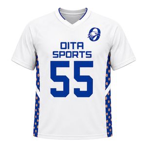 Conjunto de Lacrosse Blanco y Azul para Hombre, Jersey y Pantalones Cortos, Uniforme Deportivo Ligero, Transpirable, para Entrenamiento y Competencia - Product Image 3
