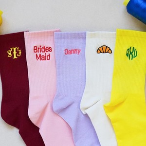 Custom Embroidery Design <b>Socks</b> with Customized logo Knitted Anti-Bacterial Breathable Men's <b>Winter</b> Daily Wear Regular Style - Product Image 2