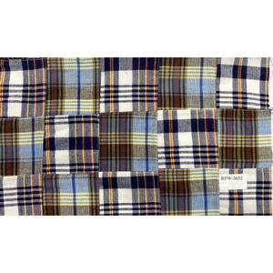 Productos Más Vendidos, Tela de Algodón Madras con Parches Surtidos para Chaquetas y Vestidos - Product Image 1