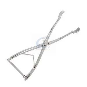 Pince de réduction asymétrique CLASTY, mâchoires courbées gauche-droite, en acier inoxydable, instrument chirurgical orthopédique pour maintenir les os, réutilisable - Product Image 5