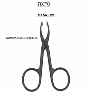 2 pinces à épiler pour sourcils avec manche ciseaux, pointe plate droite en acier inoxydable, pour l'épilation et l'entretien des poils du visage - Product Image 6