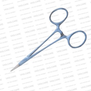 Portaagujas de titanio PAR de 5″ (12.5cm) con mandíbula para polvo de diamante – Instrumento microquirúrgico de precisión para blefaroplastia de Vaslcare - Product Image 5