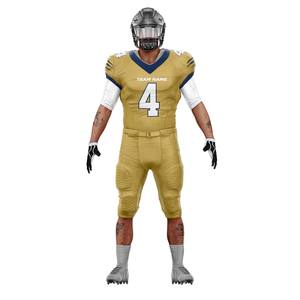 Maillot de football américain à succès, impression par sublimation personnalisée, coutures robustes, uniformes unisexes pour jeunes/adultes - Product Image 5