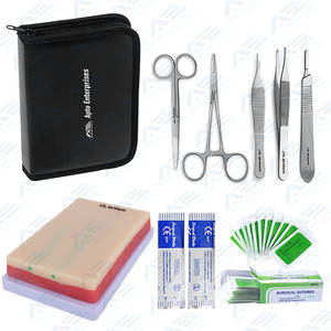 Kit d'instruments de suture chirurgicale Kit d'exercice d'outil d'étudiant en médecine Équipement expérimental en acier inoxydable Outils d'instruments médicaux - Product Image 6