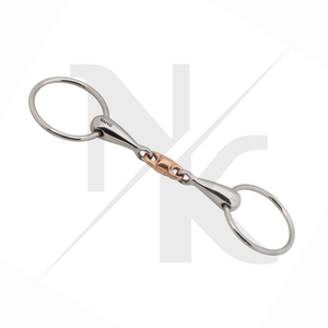 Mors à double articulation en acier inoxydable de qualité supérieure, personnalisable, pour équitation, vente en gros, pour tapis de selle et mors de cheval - Product Image 4