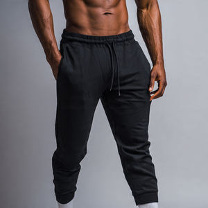 Pantalon de jogging sport pour homme, coupe longue décontractée, en coton et polyester, respirant, avec cordon de serrage, idéal pour la gym - Product Image 4