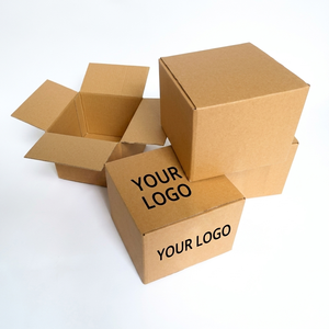 3mm Thickness Eco-Friendly Reusable Corrugated Mailer Box Handle Custom Flexographic <b>Printing</b> Gift Craft <b>Packaging</b> Cardboard - Product Image 1